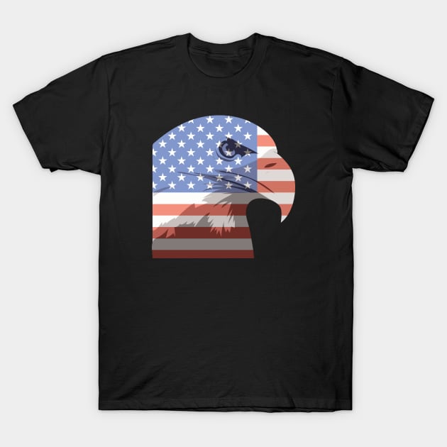 American Bald Eagle T-Shirt by DoomDesigns